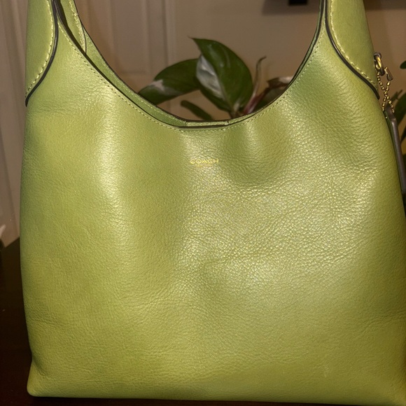 Coach Brooklyn 28 Dark Lime - Picture 1 of 6